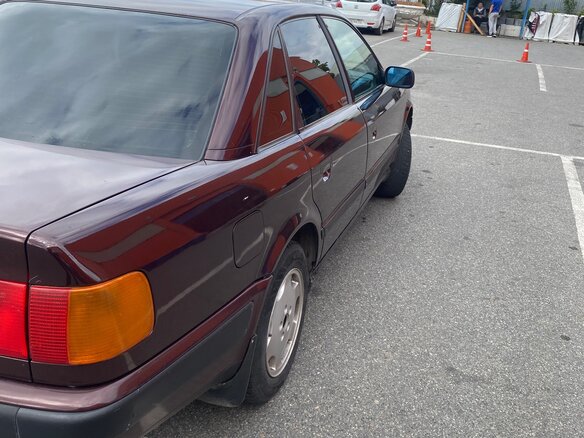 1992 Audi 100 IV (C4), красный, 445000 рублей - вид 8