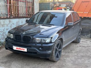 2002 BMW X5 4.6is I (E53), чёрный, 790000 рублей, вид 1