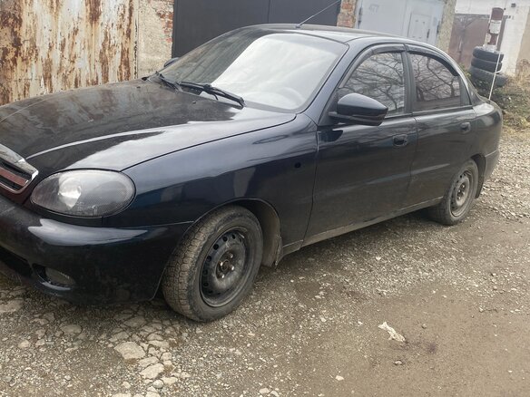 2007 Chevrolet Lanos I, чёрный, 77000 рублей - вид 1