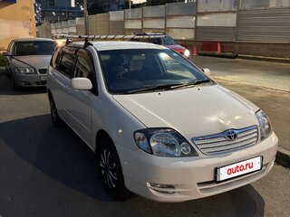 2002 Toyota Corolla Fielder IX (E120, E130), белый, 245000 рублей, вид 2