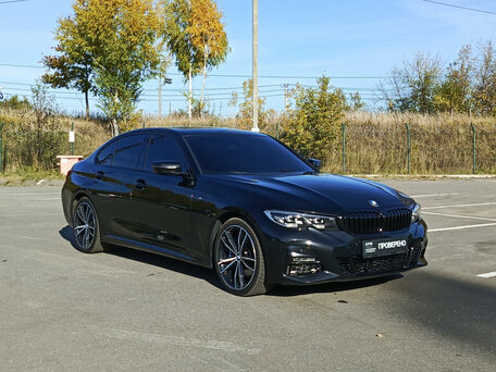 2019 BMW 3 серии 320d xDrive VII (G2x), чёрный, 3120000 рублей, вид 3