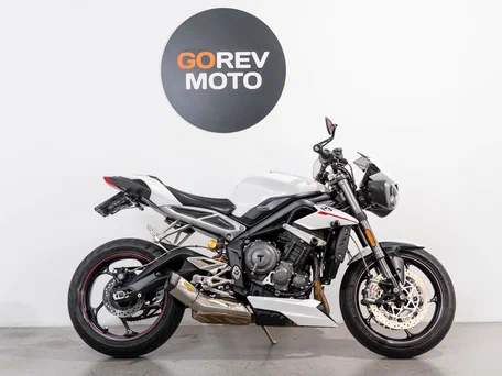 2019 Triumph Street Triple, белый, 830000 рублей, вид 1