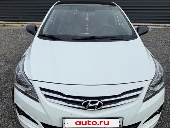 2015 Hyundai Solaris I Рестайлинг, белый