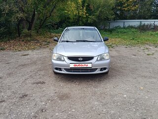2007 Hyundai Accent ТагАЗ II, серебристый, 365000 рублей, вид 2