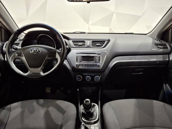 2015 Kia Rio III Рестайлинг, серый - вид 8