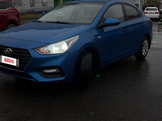 2017 Hyundai Solaris II, синий, 1300000 рублей, вид 3