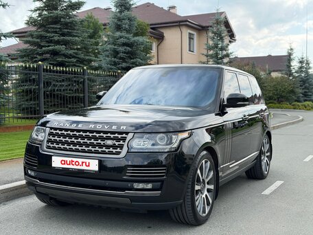2013 Land Rover Range Rover IV, чёрный, вид 2