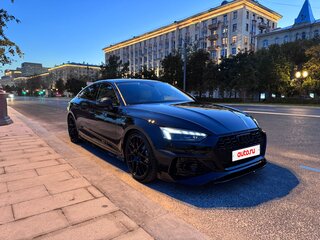 2021 Audi A5 Sportback 45 TFSI II (F5) Рестайлинг, чёрный, 4250000 рублей, вид 2