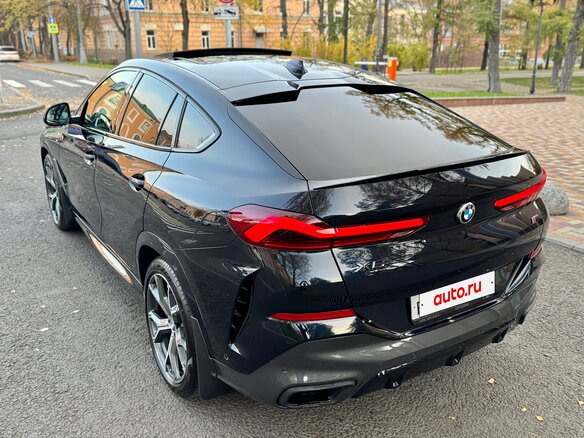 2020 BMW X6 40d III (G06), чёрный, 9490000 рублей - вид 9