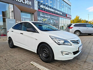 2014 Hyundai Solaris I Рестайлинг, белый, 622200 рублей, вид 5