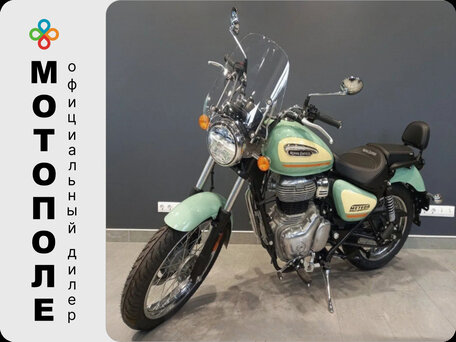 2025 Royal Enfield Meteor, зелёный, 528000 рублей, вид 1