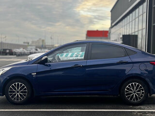 2015 Hyundai Solaris I Рестайлинг, синий, 825000 рублей, вид 5