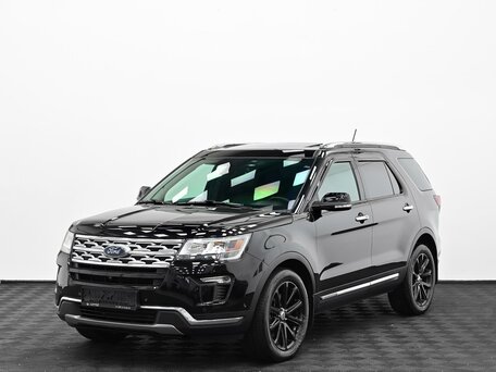 2018 Ford Explorer V Рестайлинг, чёрный, 2355000 рублей, вид 3
