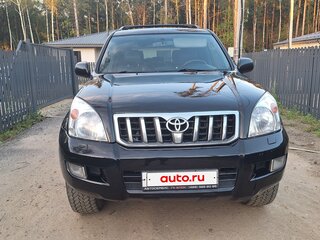 2004 Toyota Land Cruiser Prado 5-speed 120 Series, чёрный, 1550000 рублей, вид 3
