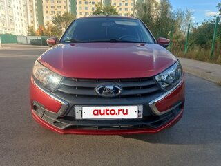 2021 Lada (ВАЗ) Granta I Рестайлинг, красный, 730000 рублей, вид 1