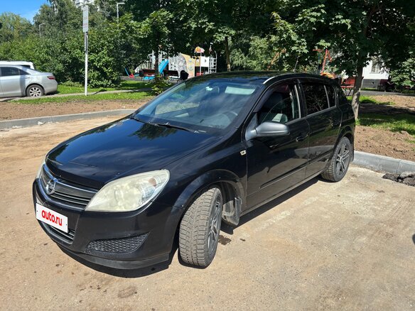 2007 Opel Astra H Рестайлинг, чёрный, 280000 рублей - вид 1