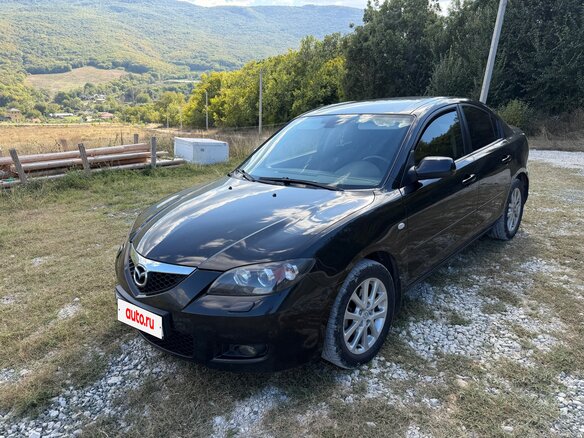 2008 Mazda 3 I (BK) Рестайлинг, чёрный - вид 1