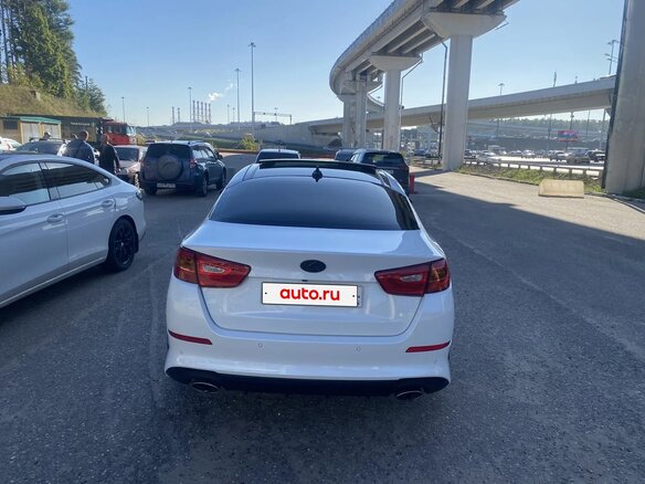 2014 Kia Optima III Рестайлинг, белый, 1450000 рублей - вид 6