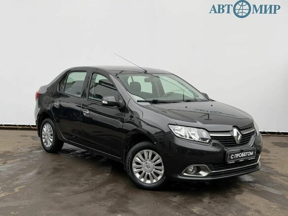 2015 Renault Logan II, чёрный, 675000 рублей - вид 2