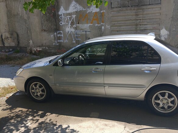 2007 Mitsubishi Lancer IX Рестайлинг, серебристый, 400000 рублей