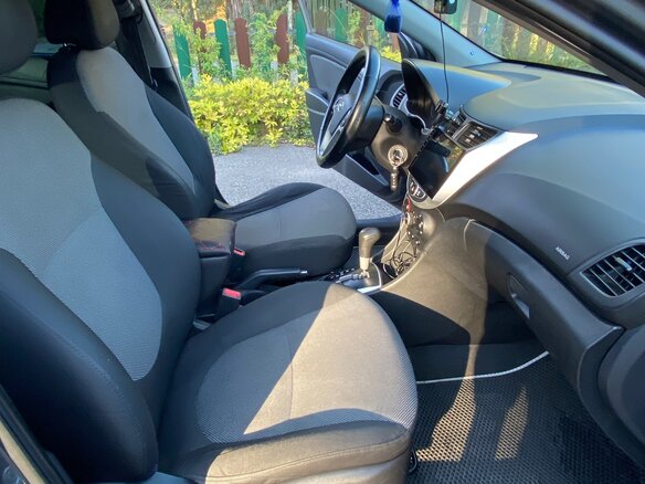 2013 Hyundai Solaris I, чёрный - вид 23