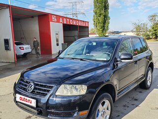 2004 Volkswagen Touareg I, чёрный, 600000 рублей, вид 1