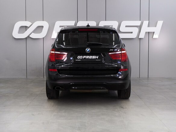 2014 BMW X3 20i xDrive II (F25) Рестайлинг, чёрный - вид 3