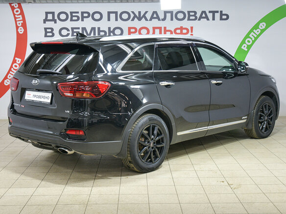 2018 Kia Sorento III Prime Рестайлинг, чёрный - вид 3