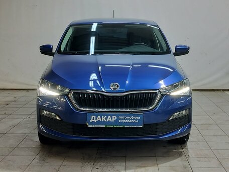 2022 Skoda Rapid II, синий, 1860000 рублей, вид 2