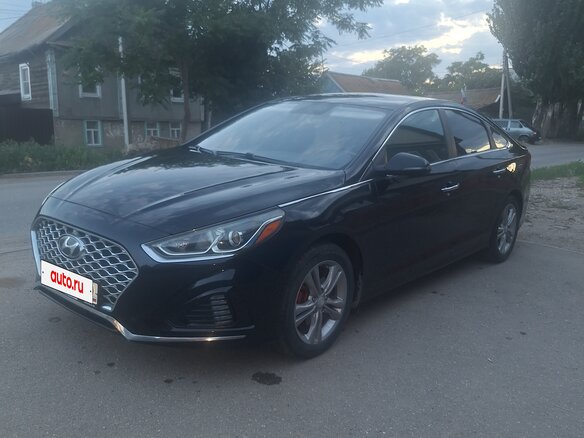2017 Hyundai Sonata VII (LF) Рестайлинг, чёрный, 1440000 рублей