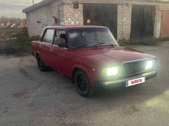 2003 Lada (ВАЗ) 2107, пурпурный, 55000 рублей - вид 1
