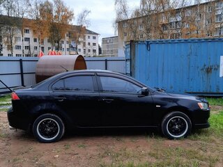 2007 Mitsubishi Lancer X, чёрный, 540000 рублей, вид 3