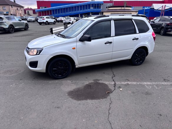 2014 Lada (ВАЗ) Kalina II, белый, 449000 рублей - вид 3