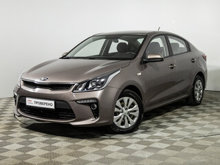 2019 Kia Rio IV, коричневый, 1269700 рублей, вид 1