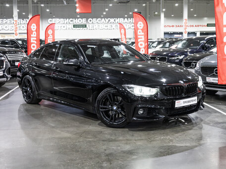 2017 BMW 4 серии Gran Coupe 440i F32/F33/F36 Рестайлинг, чёрный, вид 5