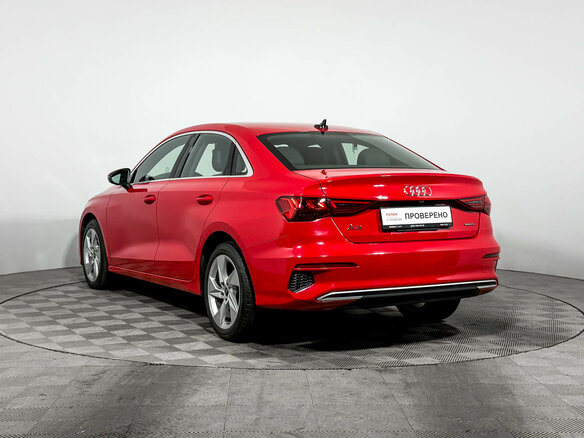 2022 Audi A3 IV (8Y), красный, 3300000 рублей - вид 6
