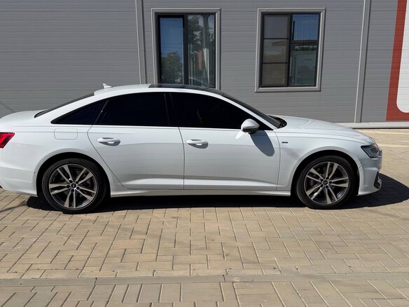 2022 Audi A6 45 TFSI V (C8) Рестайлинг, белый, 5100000 рублей - вид 7
