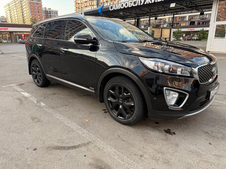 2017 Kia Sorento III Prime, чёрный, 2495000 рублей, вид 3