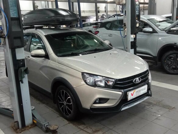 2020 Lada (ВАЗ) Vesta SW I, серый, 1130000 рублей - вид 1