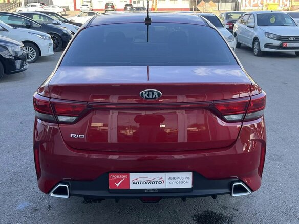 2020 Kia Rio IV Рестайлинг, красный, 1579000 рублей - вид 7