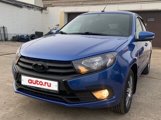 2021 Lada (ВАЗ) Granta I Рестайлинг, синий, 750000 рублей, вид 1