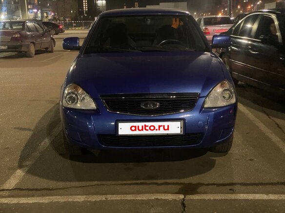 2007 Lada (ВАЗ) Priora I, синий, 230000 рублей