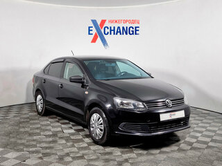 2014 Volkswagen Polo V, чёрный, 424000 рублей, вид 1
