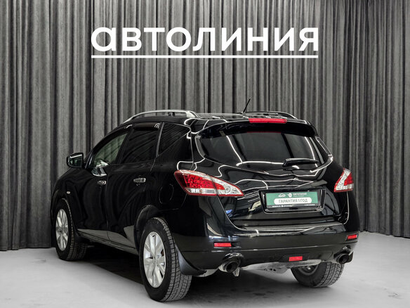 2013 Nissan Murano II (Z51) Рестайлинг 2, чёрный - вид 4