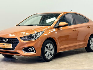 2018 Hyundai Solaris II, оранжевый, 1075000 рублей, вид 1