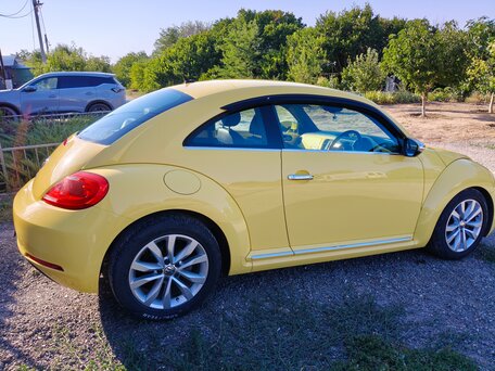 2012 Volkswagen Beetle II (A5), жёлтый, 1199000 рублей, вид 5