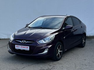 2011 Hyundai Solaris I, фиолетовый, 720000 рублей, вид 1