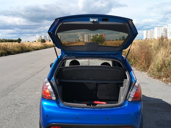 2011 Kia Rio II Рестайлинг, синий, 600000 рублей - вид 8