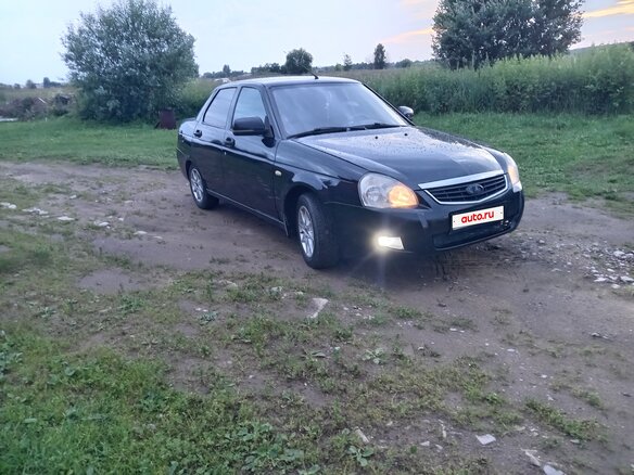 2007 Lada (ВАЗ) Priora I, чёрный, 170000 рублей - вид 7
