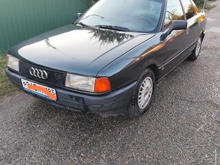 1987 Audi 80 IV (B3), зелёный, 210000 рублей, вид 1